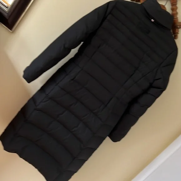 Lands’End Black Down Maxi Coat Sz XS - Picture 6 of 14